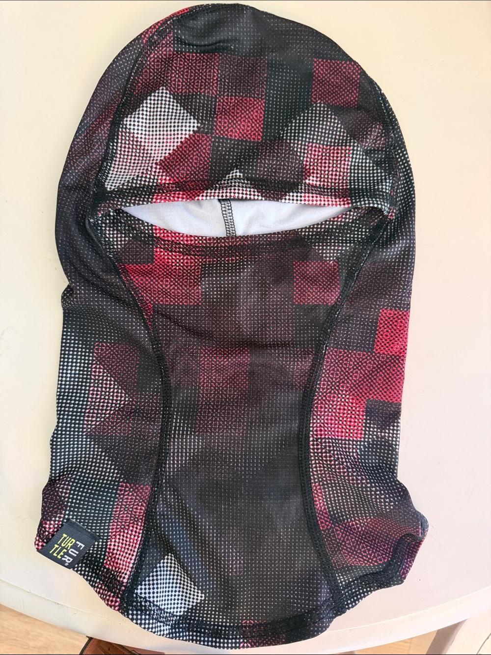 Turtle Fur NWT | Men/Women’s Red & Black Swim Balaclava Hood